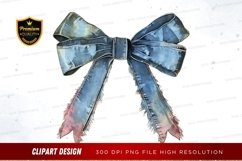 Elegant blue ribbon clipart png Product Image 1