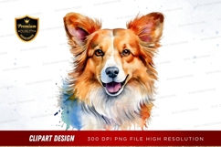 Happy corgi clipart png Product Image 1