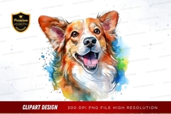 Happy corgi clipart png Product Image 1