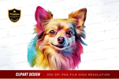 Colorful dog clipart png Product Image 1