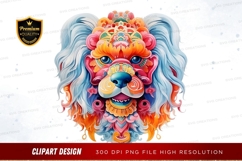 Colorful lion clipart png Product Image 1