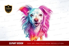 Colorful dog clipart png Product Image 1
