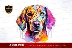 Colorful dog clipart png Product Image 1