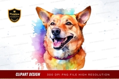 Happy corgi dog clipart png Product Image 1