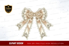 Elegant bow clipart png Product Image 1