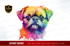 Colorful dog puppy clipart png Product Image 1