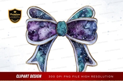 Galactic bow clipart png Product Image 1