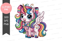Magical unicorn clipart png Product Image 1