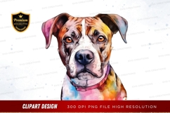Colorful dog portrait Product Image 1