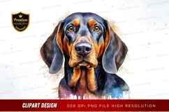 Portrait of a basset hound Product Image 1