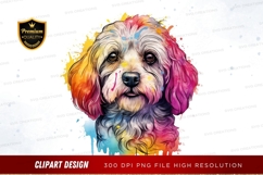 Colorful dog clipart png Product Image 1