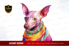 Colorful dog clipart png Product Image 1