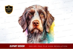 Portrait of a wirehaired pointing griffon dog Product Image 1