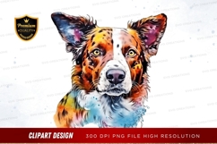 Colorful dog portrait Product Image 1