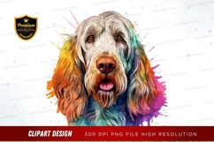 Colorful dog clipart png Product Image 1