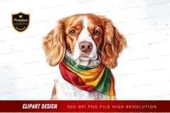 Dog with a scarf Product Image 1