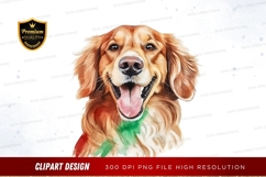 Happy golden retriever clipart png Product Image 1