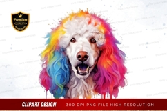 Colorful dog clipart png Product Image 1
