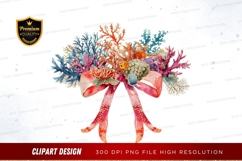 Colorful coral reef clipart png Product Image 1