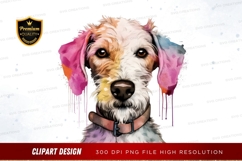 Colorful dog clipart png Product Image 1