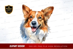 Happy corgi clipart png Product Image 1