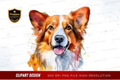 Happy corgi clipart png Product Image 1