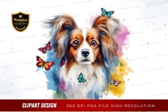 Charming papillon with butterflies clipart png Product Image 1