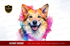 Happy corgi clipart png Product Image 1