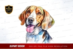 Happy beagle clipart png Product Image 1