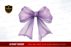 Purple bow clipart png Product Image 1