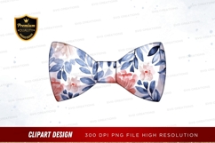Floral bow tie clipart png Product Image 1