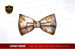 Watercolor bow tie clipart png Product Image 1