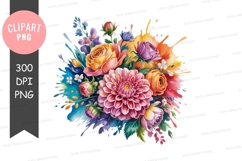 Patriotic boat with floral background Product Image 1