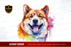 Happy corgi clipart png Product Image 1