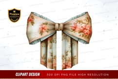 Floral bow clipart png Product Image 1