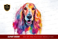 Colorful dog clipart png Product Image 1