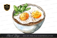 Healthy breakfast bowl clipart png Product Image 1