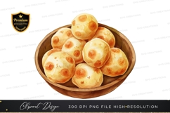 Bowl of cheese puffs clipart png Product Image 1