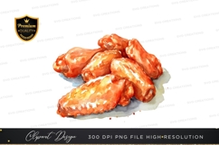 Delicious chicken wings clipart png Product Image 1