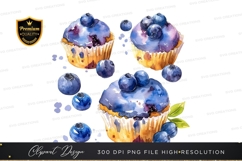 Delicious blueberry muffins Product Image 1