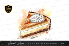Delicious slice of chocolate cream pie Product Image 1