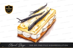 Vanilla pastry clipart png Product Image 1