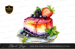 Delicious fruit topped cake Product Image 1