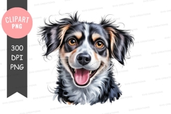 Happy puppy clipart png Product Image 1