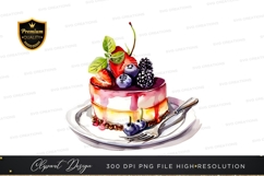 Delicious fruit topped cheesecake Product Image 1