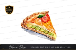 Delicious fruit tart clipart png Product Image 1