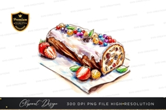 Delicious yule log cake Product Image 1