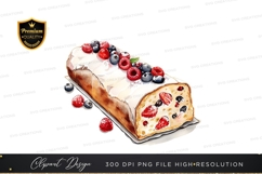 Delicious berry log cake Product Image 1