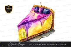 Delicious blueberry cheesecake slice Product Image 1