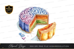 Colorful layered cake Product Image 1